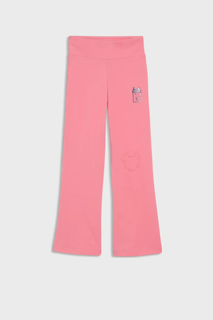Детские розовые спортивные брюки PUMA x GABBY'S DOLLHOUSE Flared Leggings Kids 4