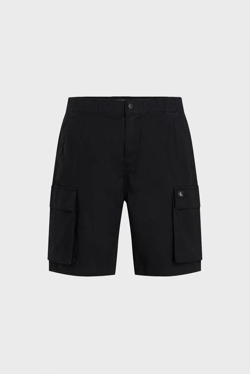 Мужские черные шорты WASHED CARGO SHORT 6