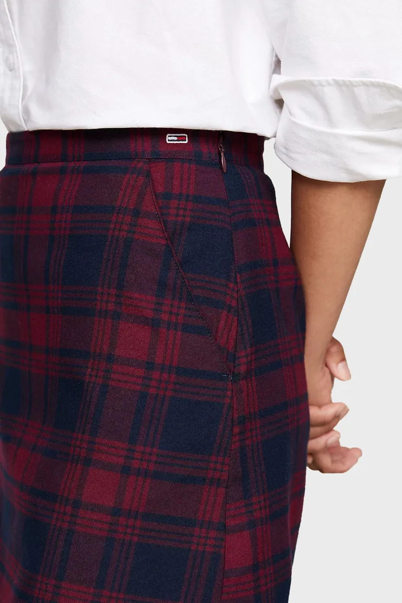 Жіноча картата спідниця TJW CHECK MINI SKIRT 4