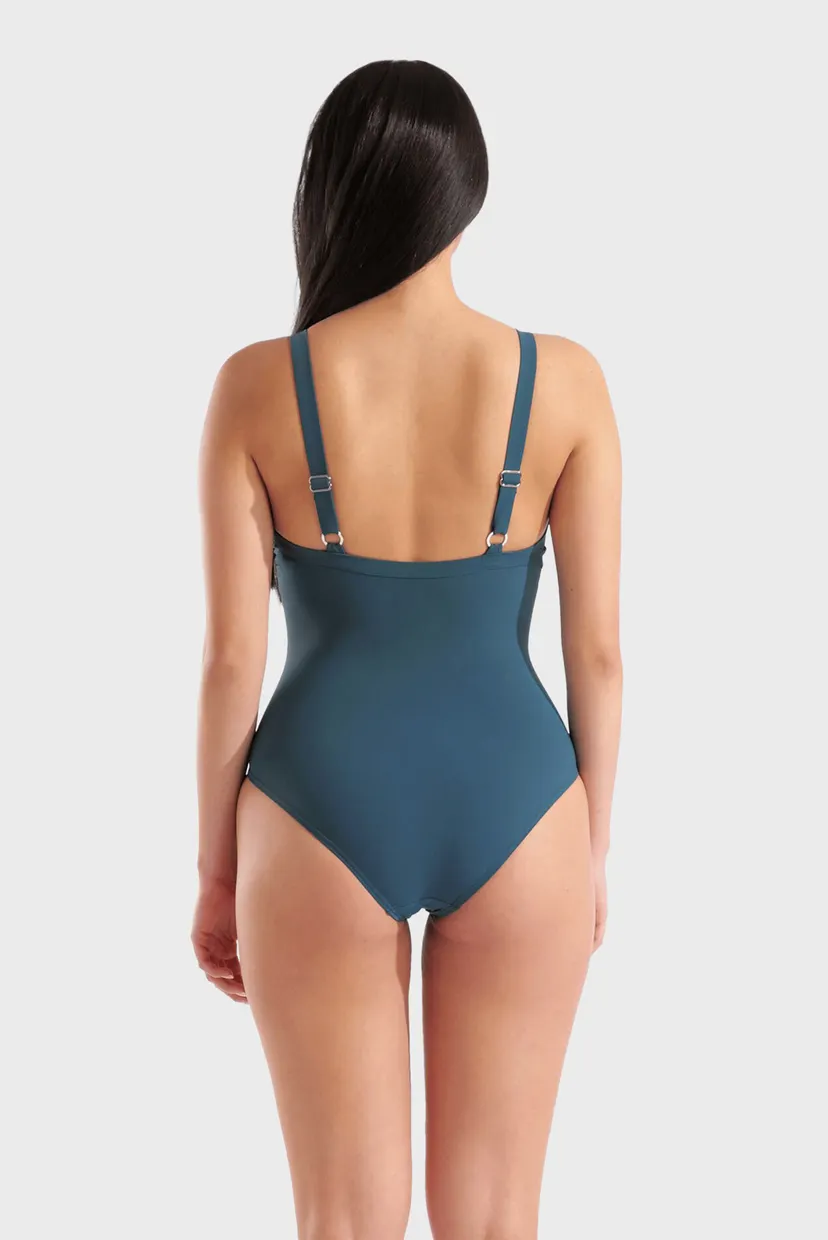 Женский бирюзовый купальник SWIMSUIT LARA SOFT CURVE BACK 4