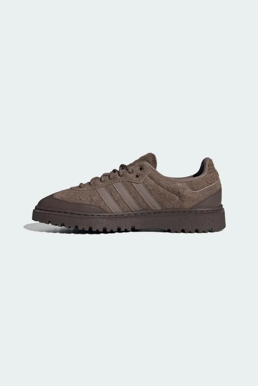 Коричневі замшеві снікерси Samba Winterized 6
