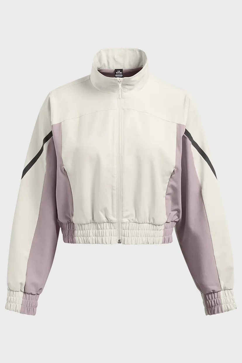 Жіноча біла вітровка Unstoppable Crop Jacket 5