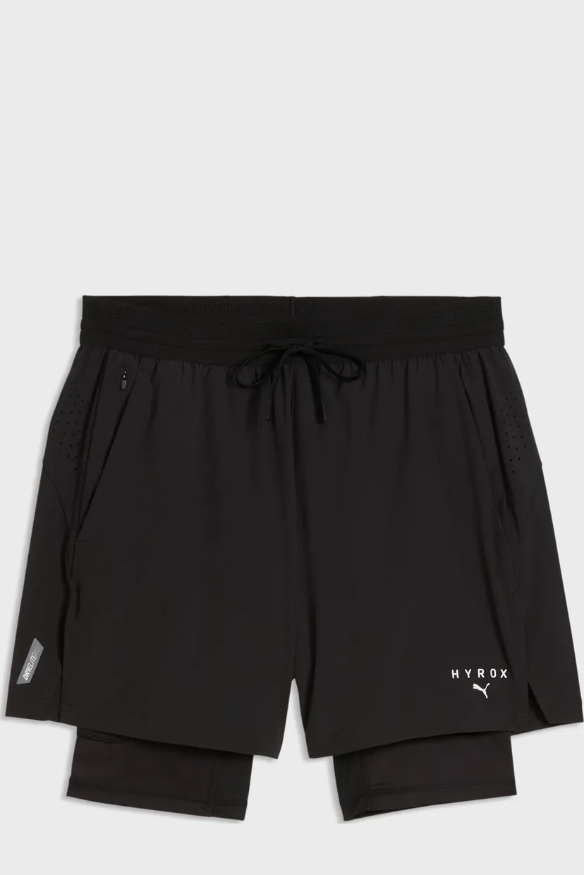 Чоловічі чорні шорти PUMA x HYROX DRYELITE 2-in-1 Shorts Men 6