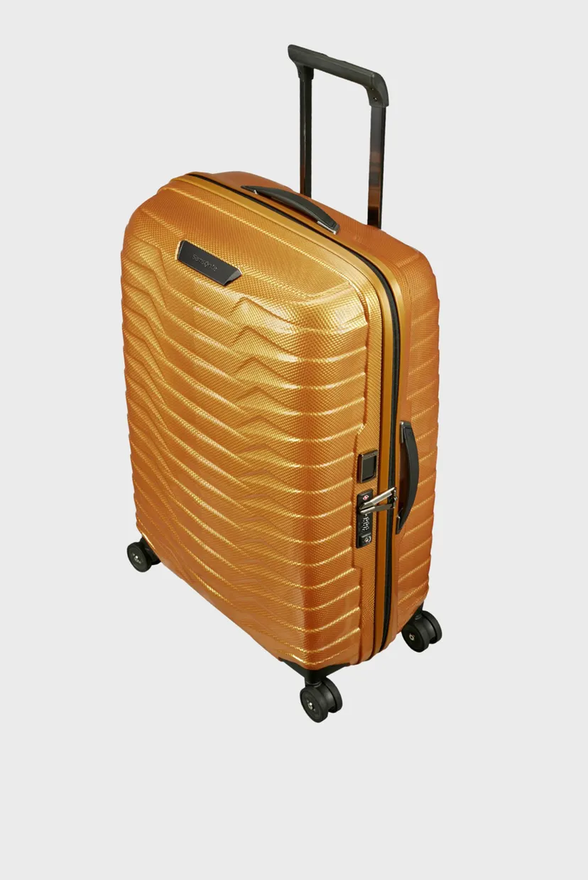 Золотиста валіза 69 см PROXIS GOLDEN YELLOW 3