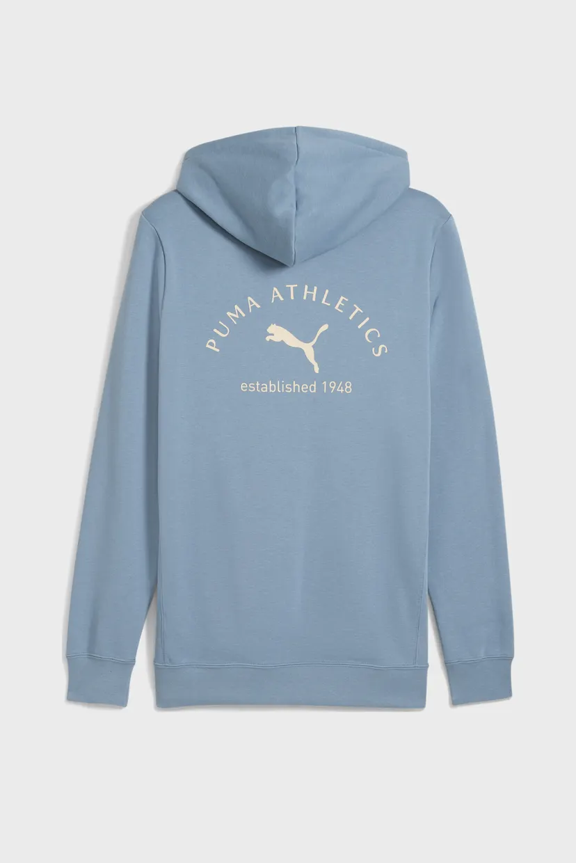 Чоловіче блакитне худі PUMA Class Graphic Hoodie Men 5