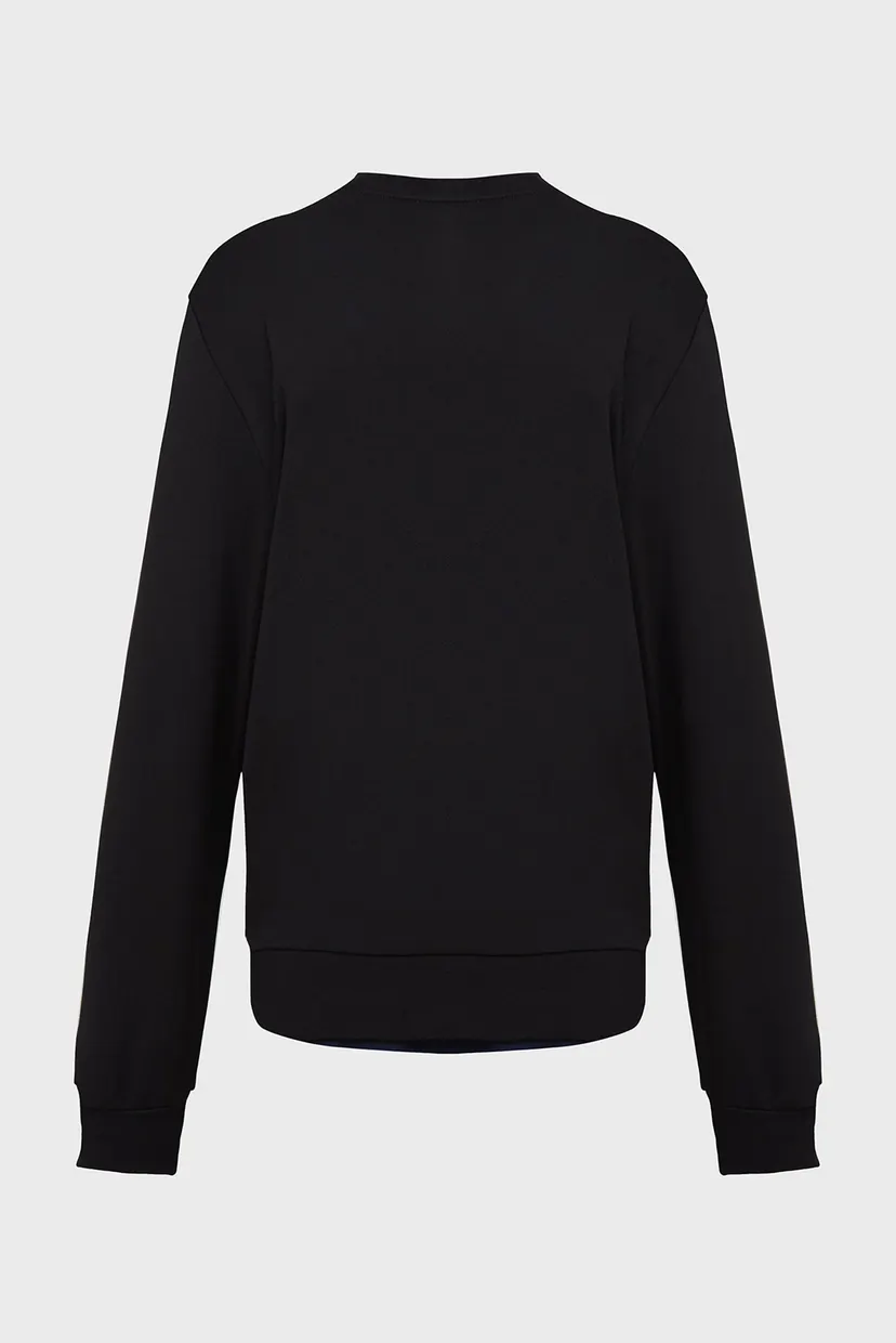 Мужской черный свитшот CUT OUT SHADOW LOGO SWEATSHIRT 7