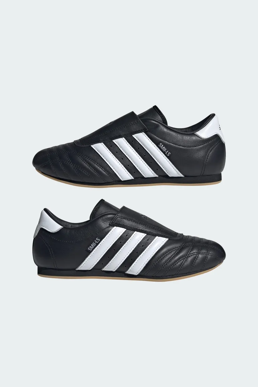 Женские черные кожаные кроссовки adidas Taekwondo 7