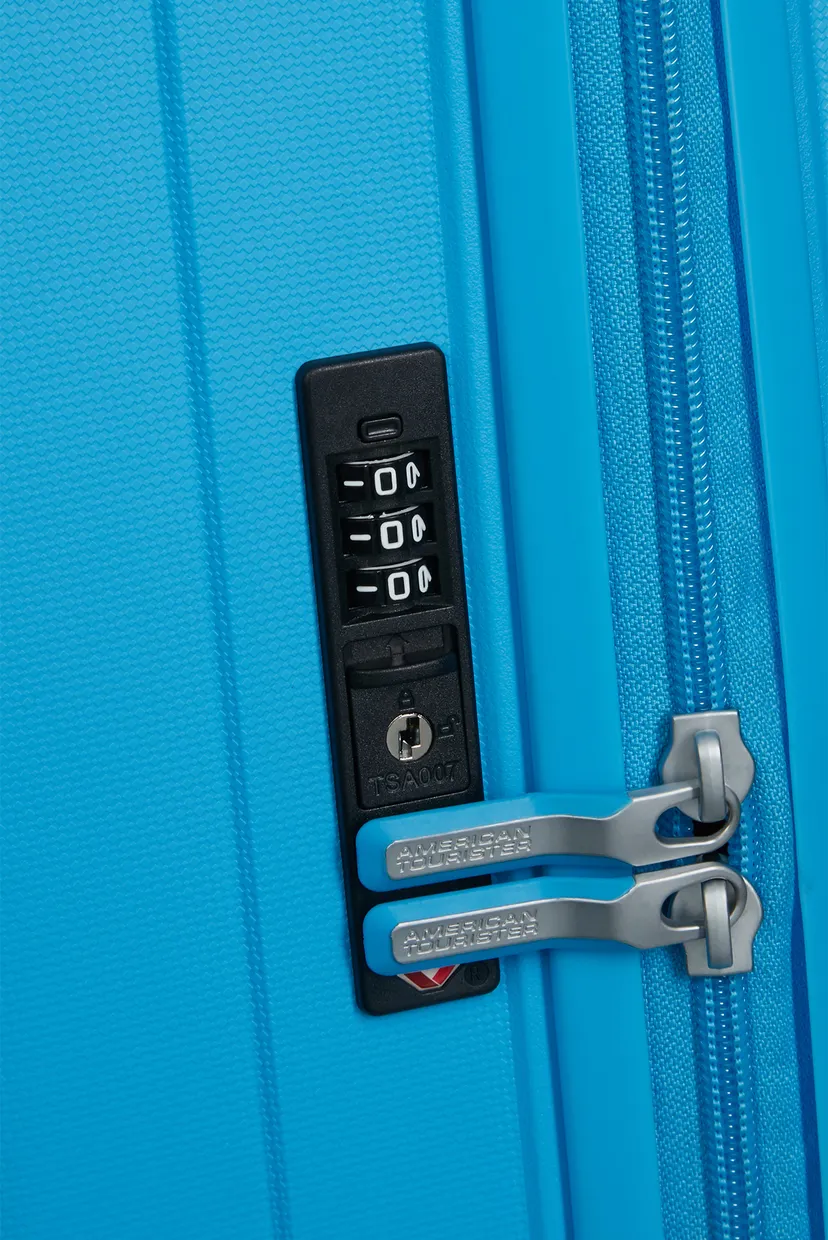 Блакитна валіза 77 см REJOY AZURE BLUE 6