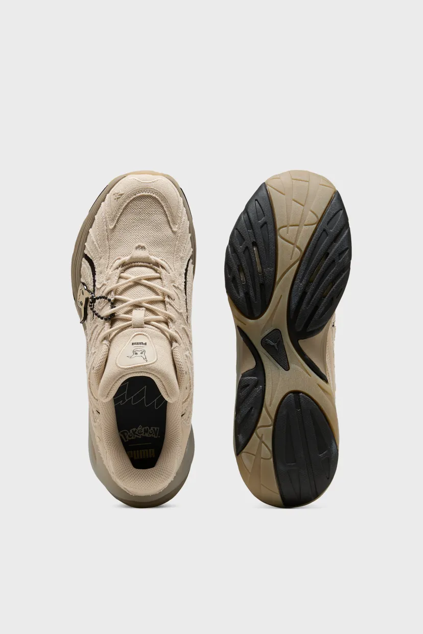 Бежевые кроссовки PUMA x POKEMON Mimikyu Inverse Sneakers Unisex 4