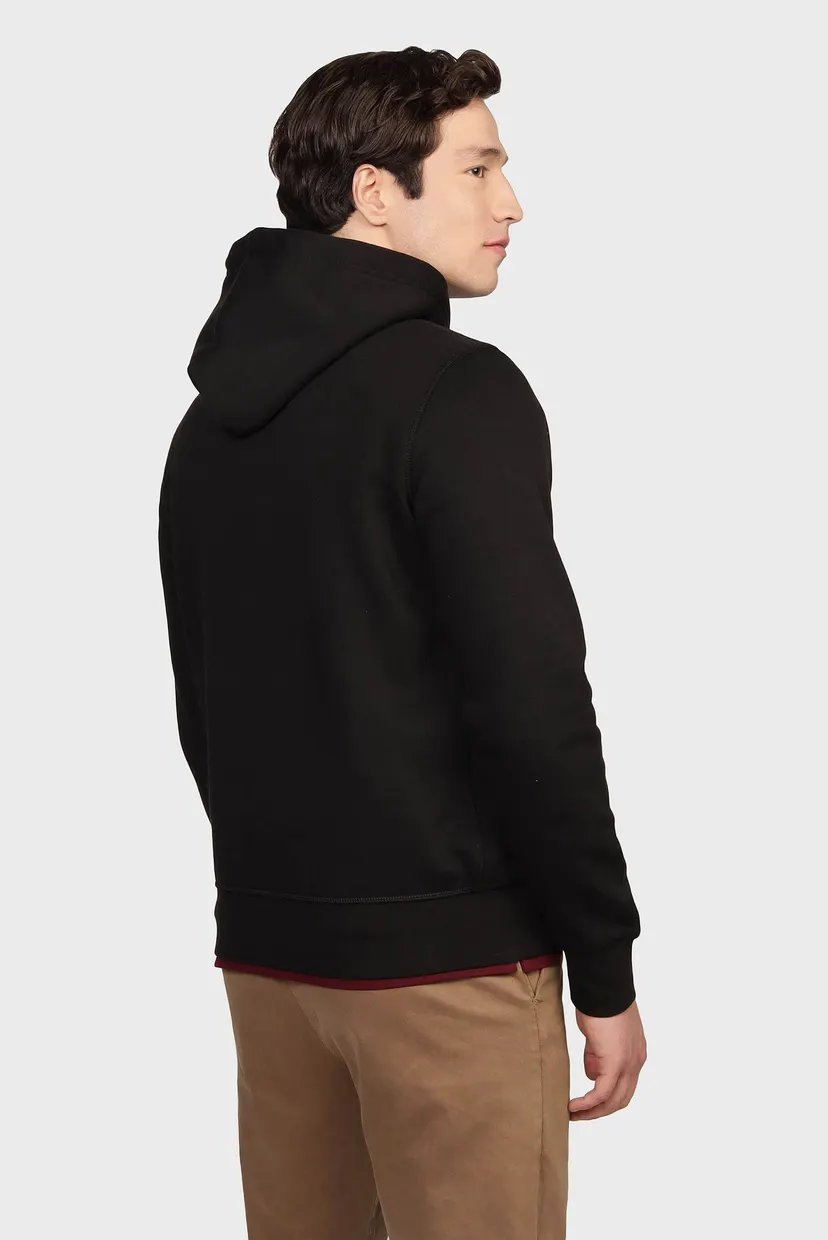 Мужское черное худи BIG HILFIGER HOODY 3