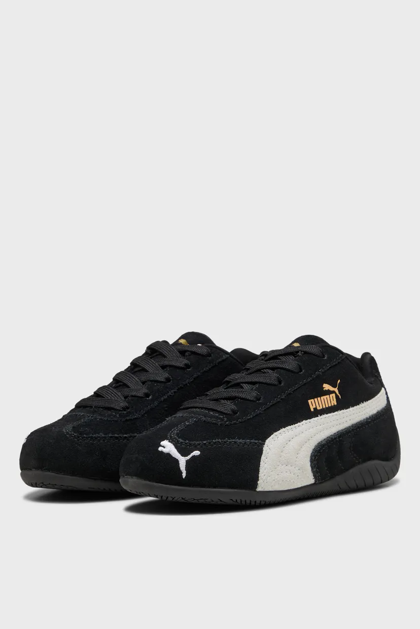 Детские черные кожаные кроссовки Speedcat Sneakers Kids 3