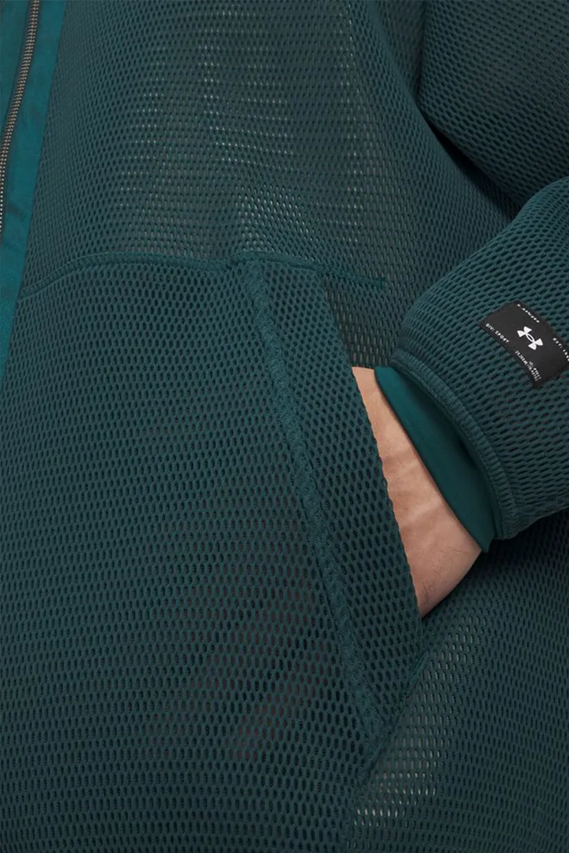 Чоловіче зелене худі SU Mesh Hoodie 3