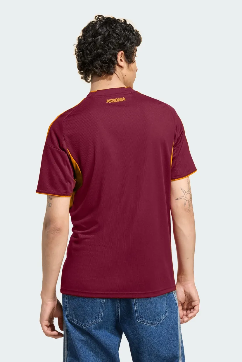 Мужская бордовая футболка AS Roma 25/26 Home 3