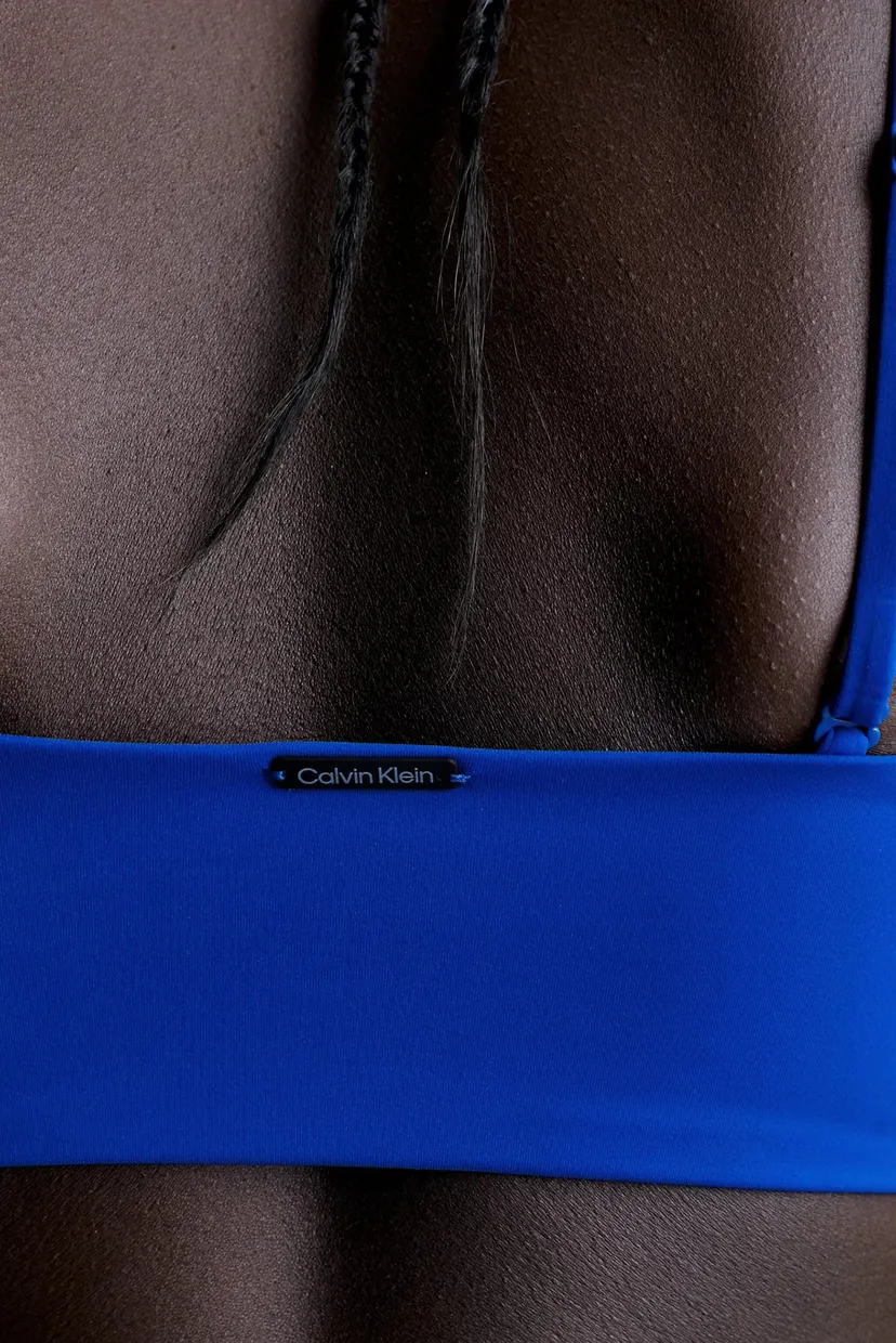 Женский синий лиф от купальника BANDEAU 4