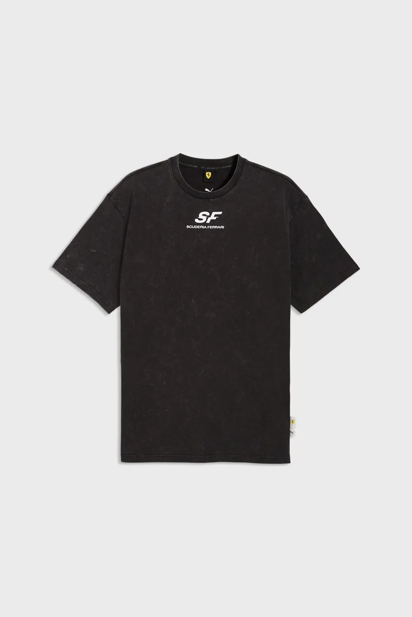 Чоловіча чорна футболка Scuderia Ferrari Car Graphic Tee II Men 4