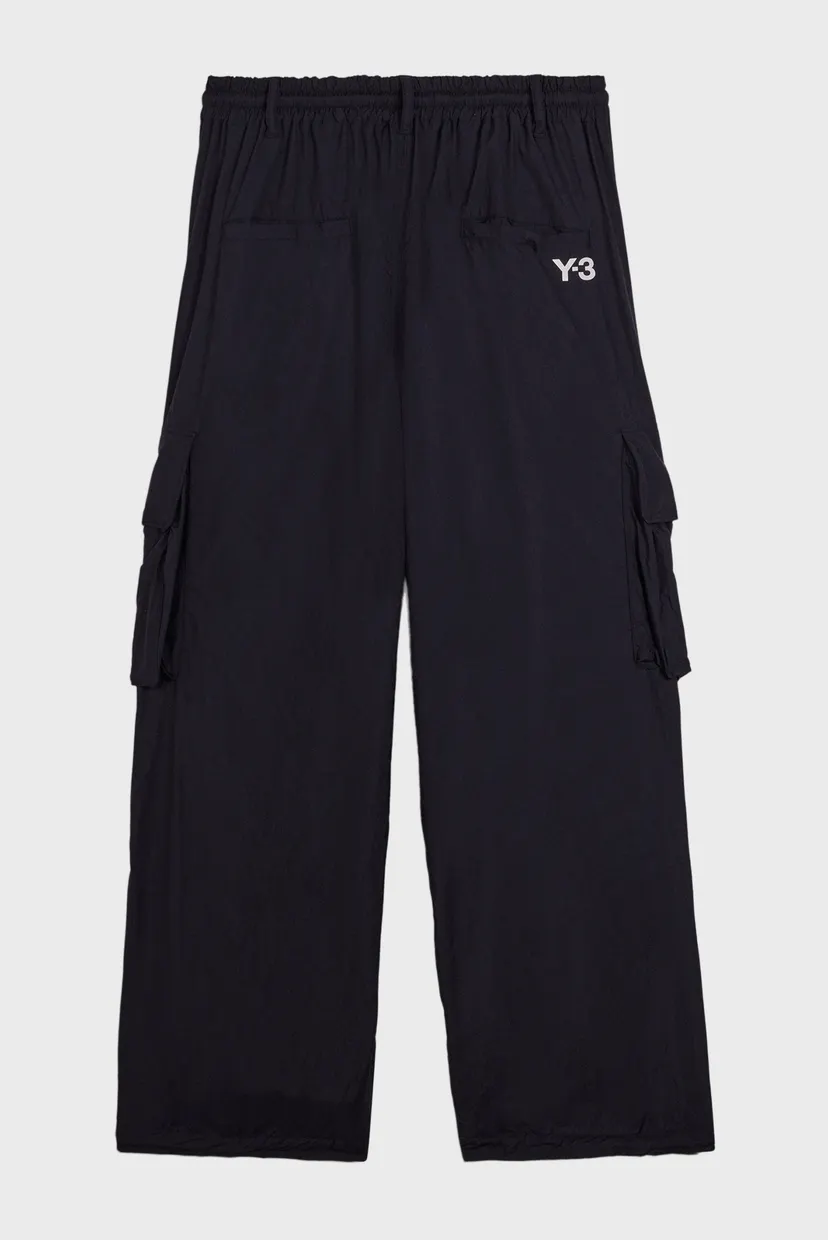 Черные спортивные брюки Y-3 NYLON WIRED 3 STRIPES (унисекс) 8