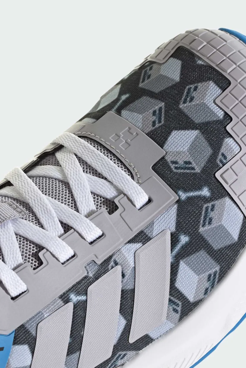 Детские серые кроссовки ADIDAS MINECRAFT FORTARUN 4.0 JUNIOR 8