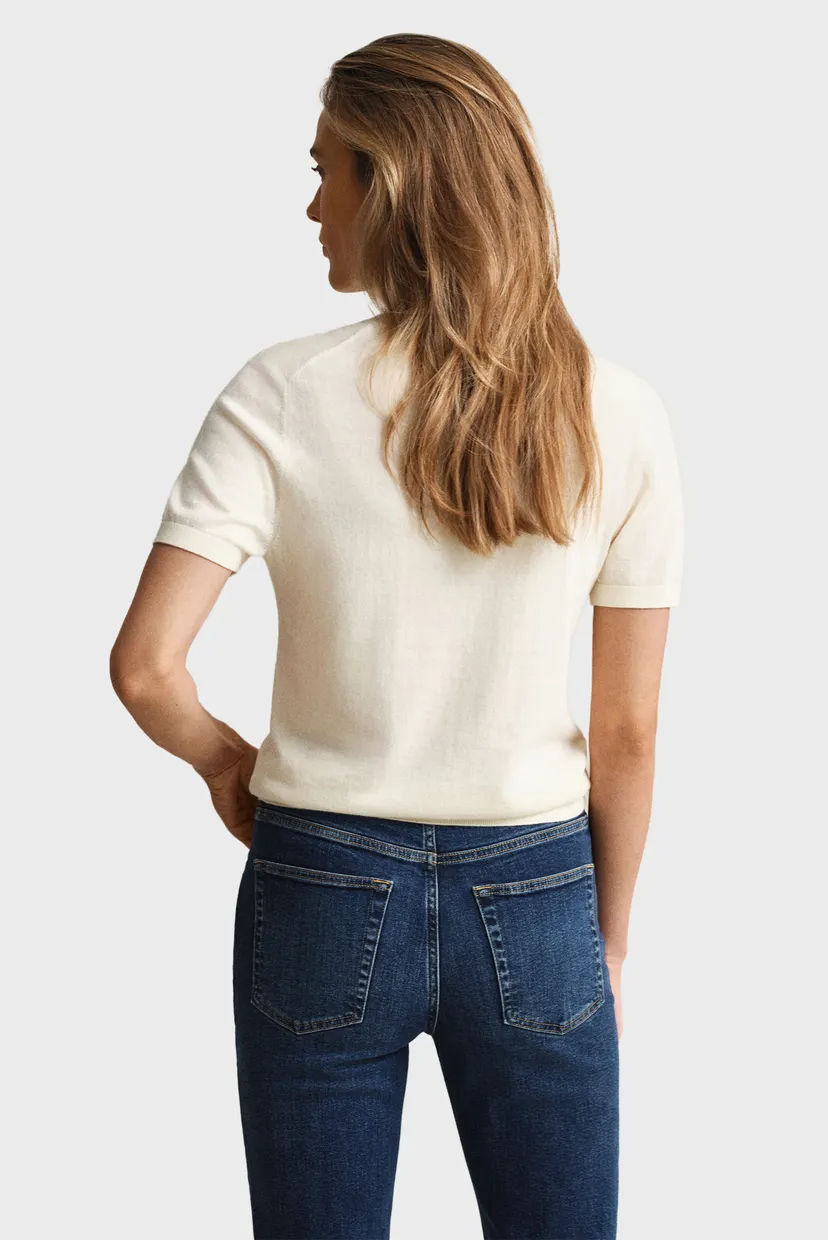 Жіночий білий джемпер LIGHT KNIT 3