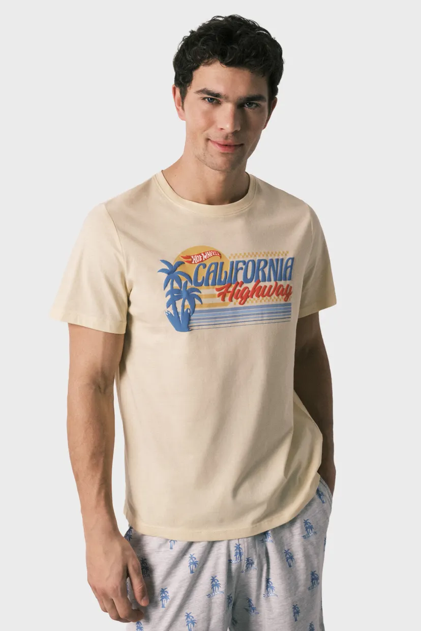 Чоловіча піжама (футболка, шорти)  Hotwheels California 6