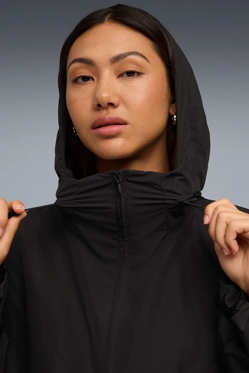 Женское черное худи PUMA x ROSÉ Oversized Half-Zip Jacket Women 4