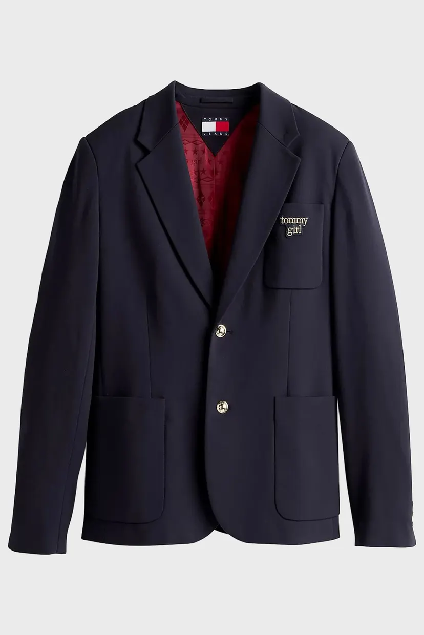 Жіночий темно-синій блейзер TOMMY GIRL SCHOLAR TAILORED 7