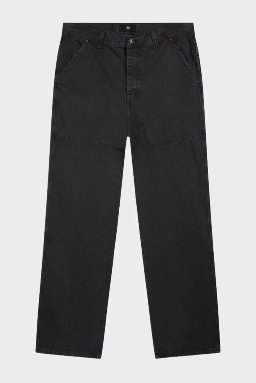 Чоловічі чорні джинси relaxed fit 6