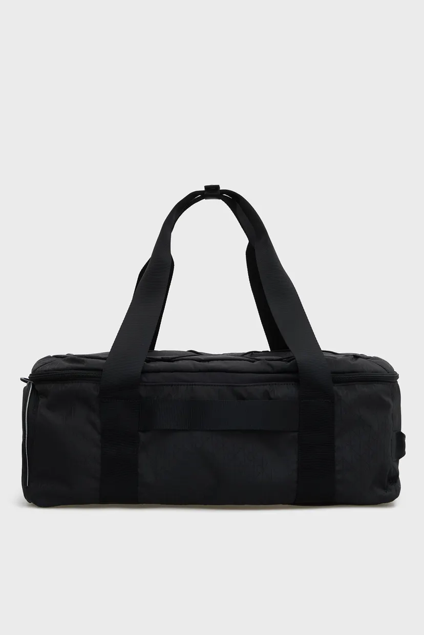 Чоловіча чорна дорожня сумка з візерунком UTILITY EMBLEM DUFFLE 4