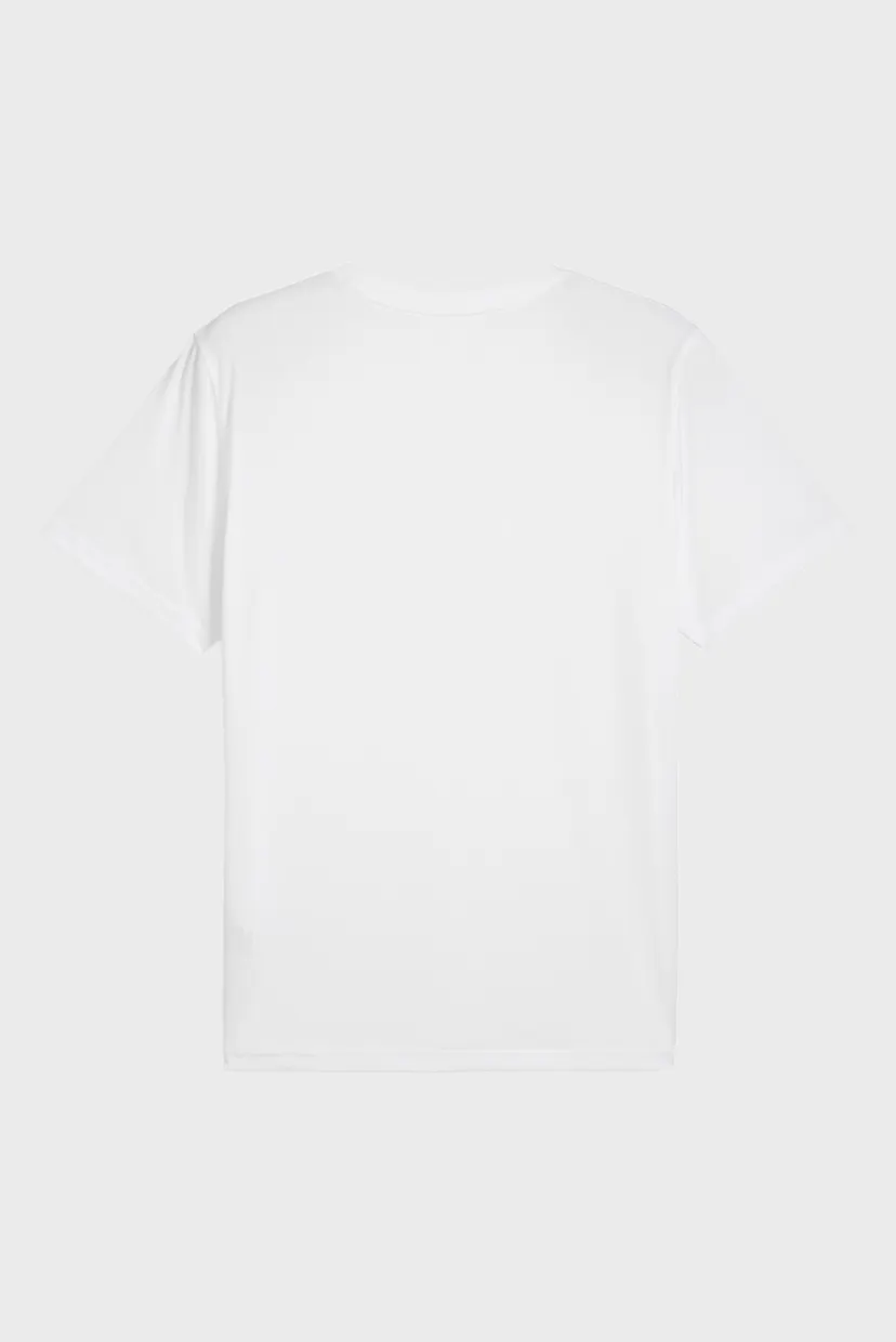 Мужская белая футболка TAD ESSENTIALS Solid Cat Tee Men 7
