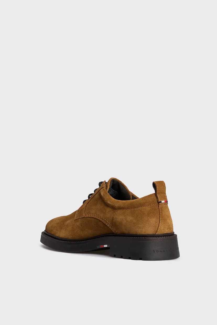 Чоловічі коричневі замшеві дербі LIGHT HILFIGER LWT SUEDE SHOE 5