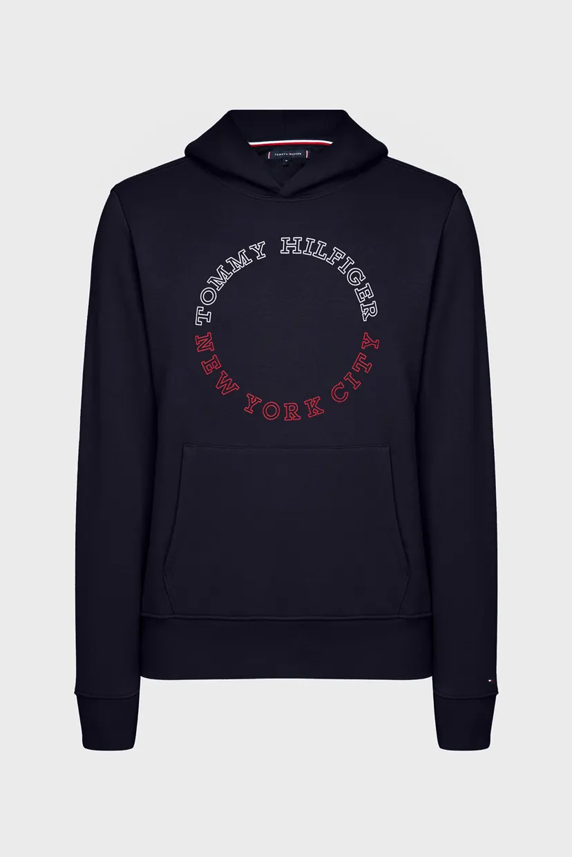 Чоловіче темно-синє худі MONOTYPE ROUNDALL HOODY 4