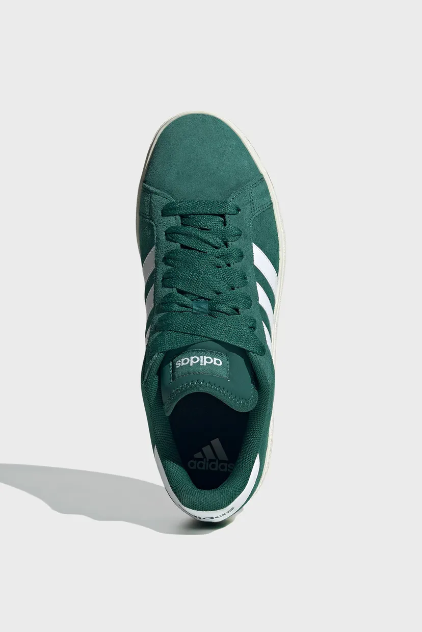 Мужские зеленые замшевые сникерсы Grand Court Base 00s adidas