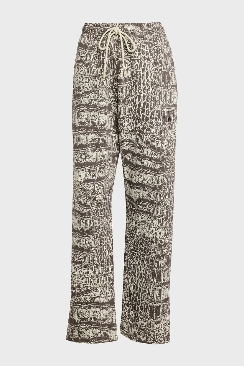 Женские бежевые спортивные брюки с узором adidas By Stella McCartney Loose Printed 6