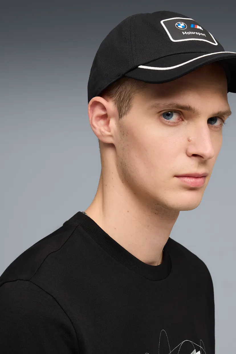 Чорна кепка BMW M Motorsport Heritage Logo Print Dad Cap 3