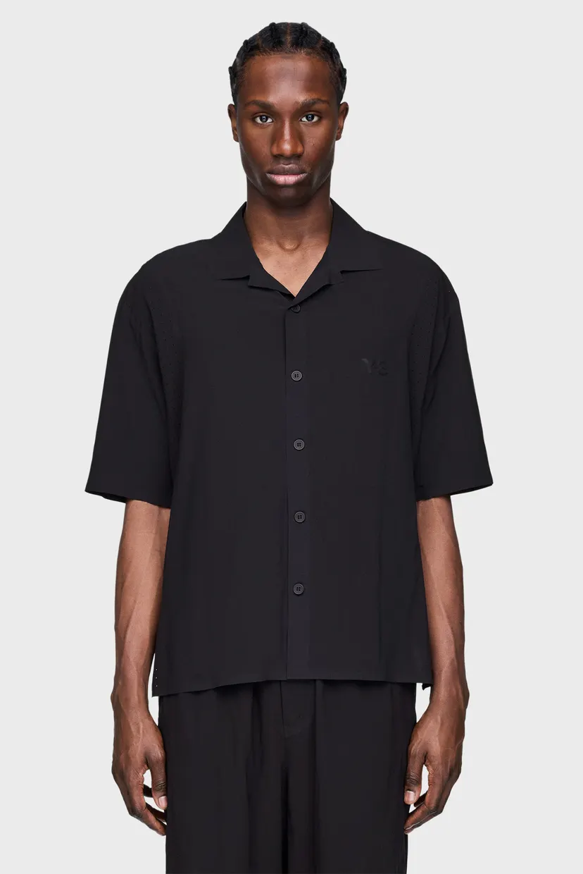 Мужская черная рубашка Y-3 ULTRALIGHT WOVEN adidas KF6044 — MD-Fashion