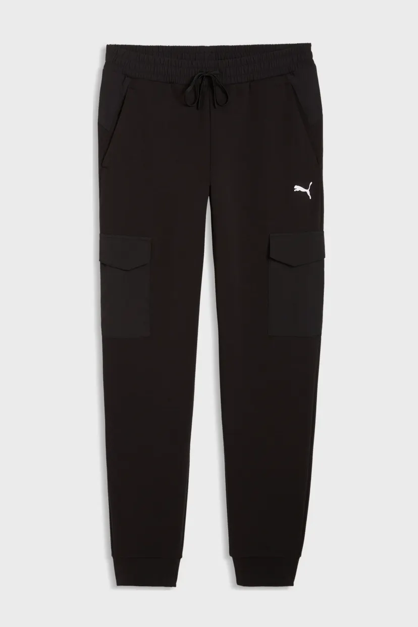 Мужские черные спортивные брюки PUMA Sport Cargo Pants Men 4