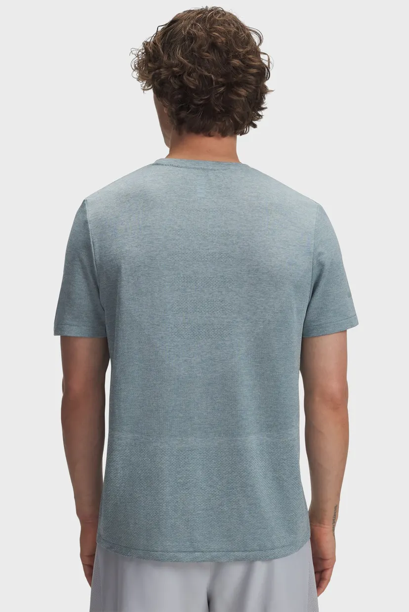 Мужская мятная футболка UA SEAMLESS STRIDE SS 3