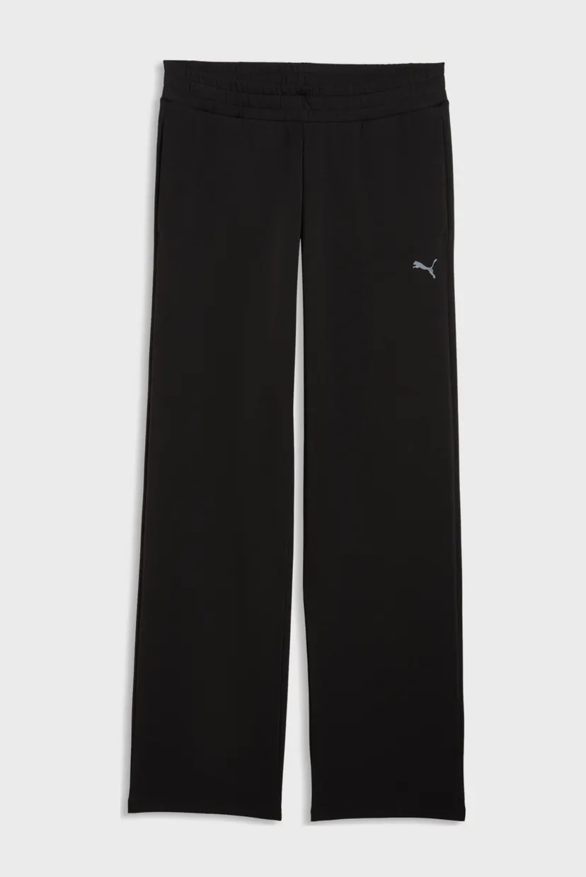 Женские черные спортивные брюки Essentials Elevated Straight-Leg Pants Women 4