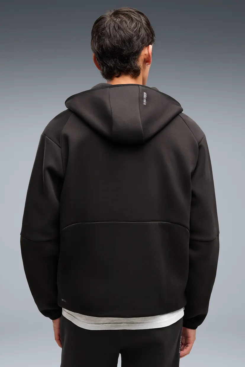 Мужское черное худи PUMATECH Relaxed Full-Zip Hoodie Men 3