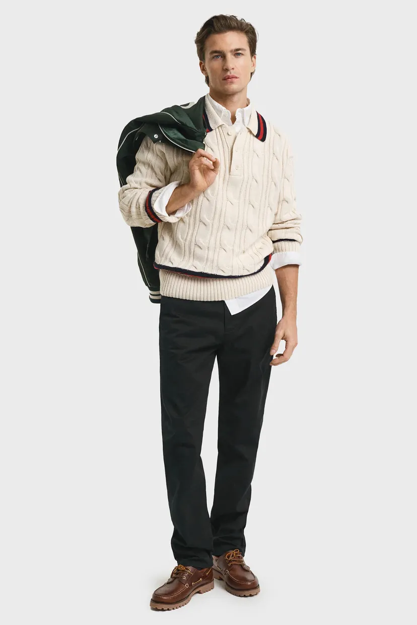 Мужские черные чиносы REGULAR TWILL 6