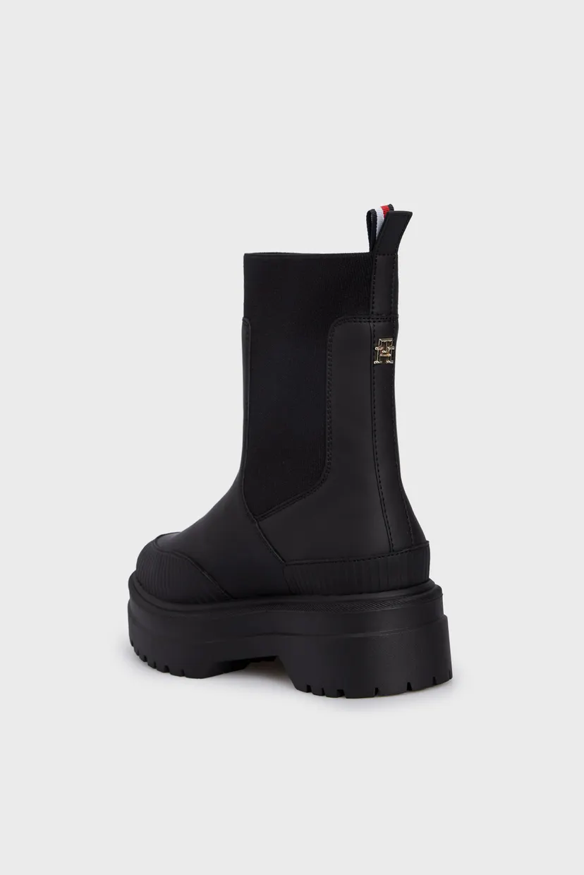 Женские черные челси FEMININE RUBBERIZED THERMO BOOT 4