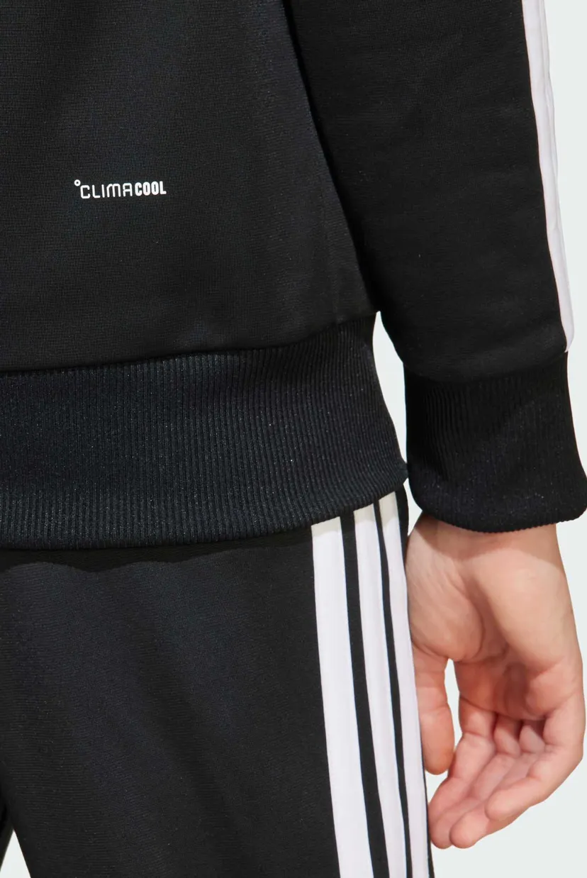 Дитячий чорний спортивний костюм (кофта, штани) Seasonal Essentials Tiberio 3-Stripes Kids 7