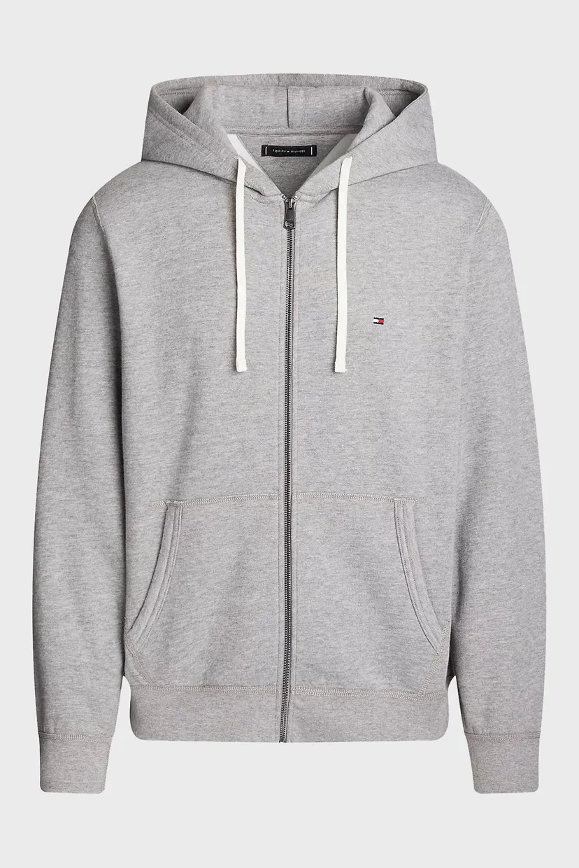 Мужское серое худи ESSENTIAL FLEECE ZIP THROUGH 5