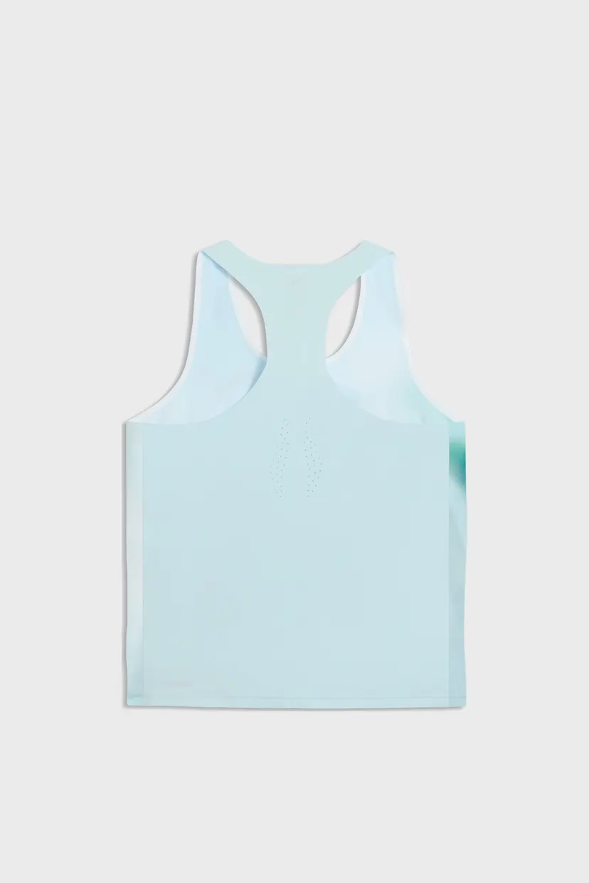 Женская голубая майка Lightspeed ULTRAWEAVE Graphic Running Singlet Women 6