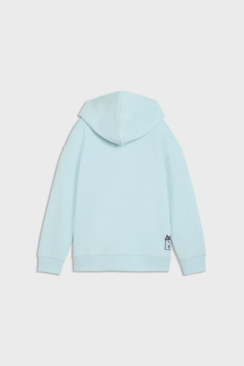 Детское голубое худи PUMA x GABBY'S DOLLHOUSE Relaxed Graphic Hoodie Kids 5