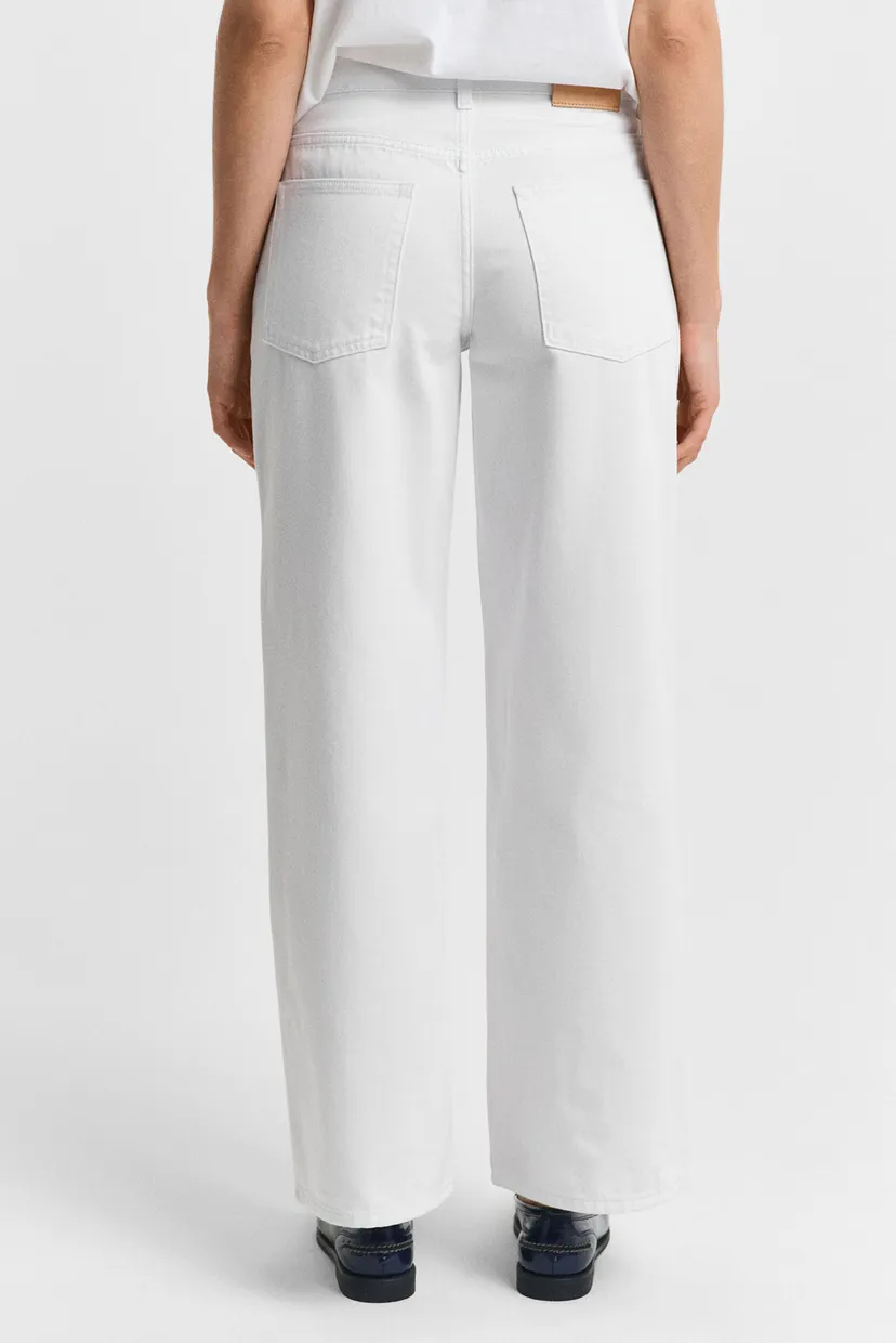 Жіночі білі джинси REL STRAIGHT WHITE JEANS 3