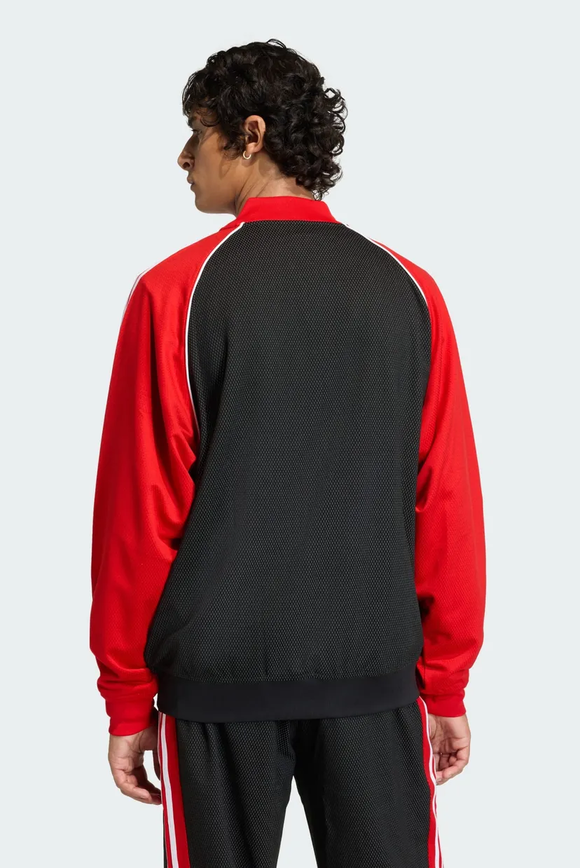 Мужская черная спортивная кофта LOOSE MESH 3