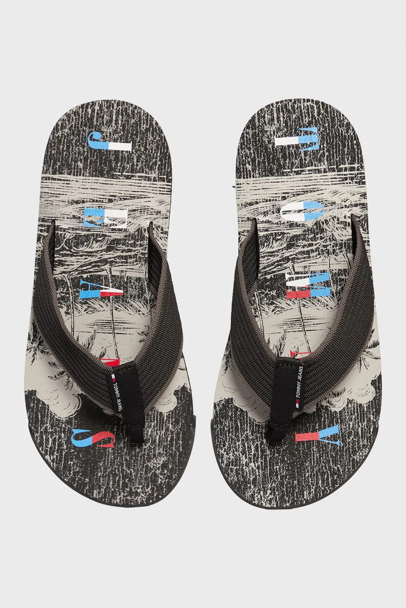 Чоловічі чорні в'єтнамки TJM ELEVATED BEACH SANDAL 4