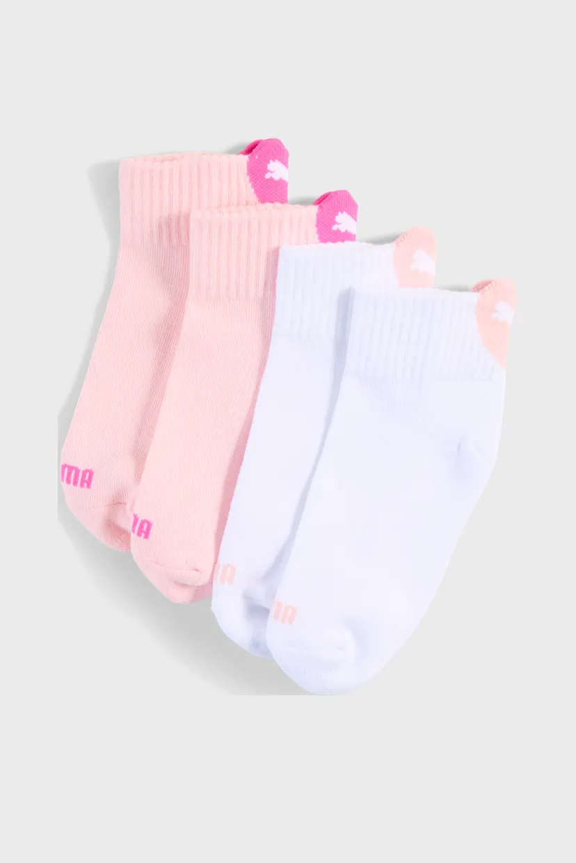 Дитячі шкарпетки (2 пари) Cushioned Heart Logo Quarter Socks Youth (2-pack) 1