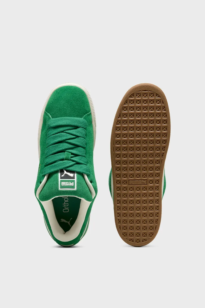 Зеленые замшевые сникерсы Suede XL Sneakers 5