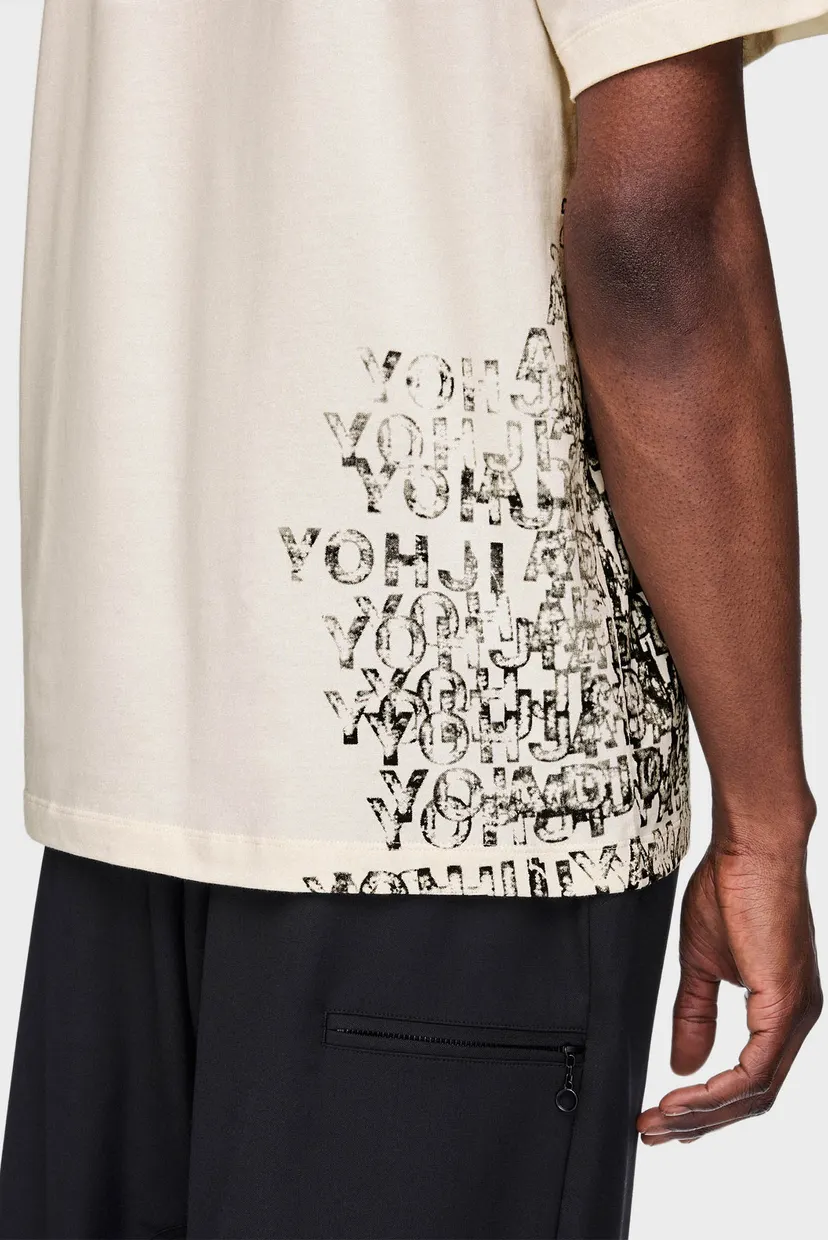 Біла футболка з візерунком Y-3 GFX SHORT SLEEVE (унісекс) 6